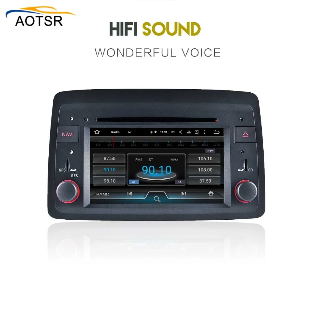 4G Ram Android 8,0 автомобильный стерео dvd головное устройство для Fiat panda 2004+ Автомобильный мультимедийный плеер автоматическое радио GPS навигация Восьмиядерный BT