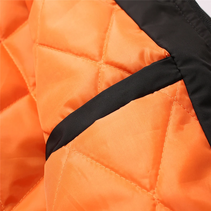 2018 Европейский стиль Мужская куртка-бомбер зимнее Теплое повседневное пальто