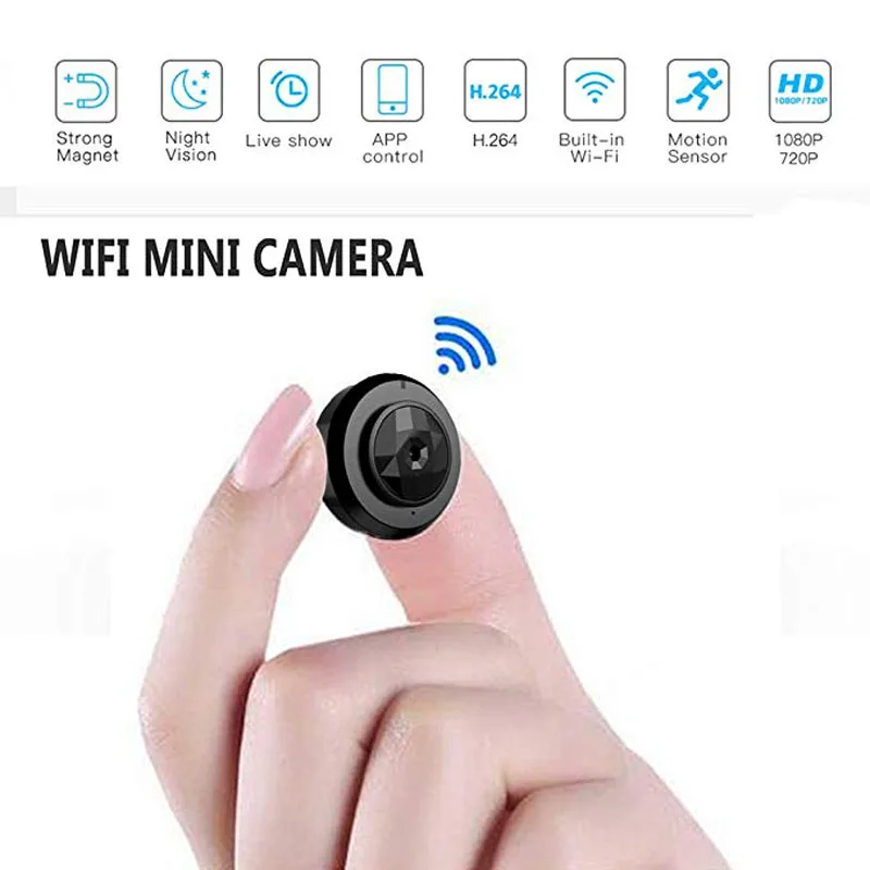 Мини-камера WIFI IP P2P маленькая камера ночного видения mirco Body Bike видеокамера с