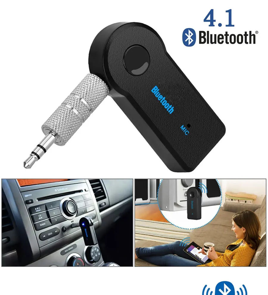 3,5 мм разъем автомобильный AUX Bluetooth приемник без рук микрофон Вызов Bluetooth адаптер 4,0 автомобильный беспроводной передатчик Авто музыкальные приемники