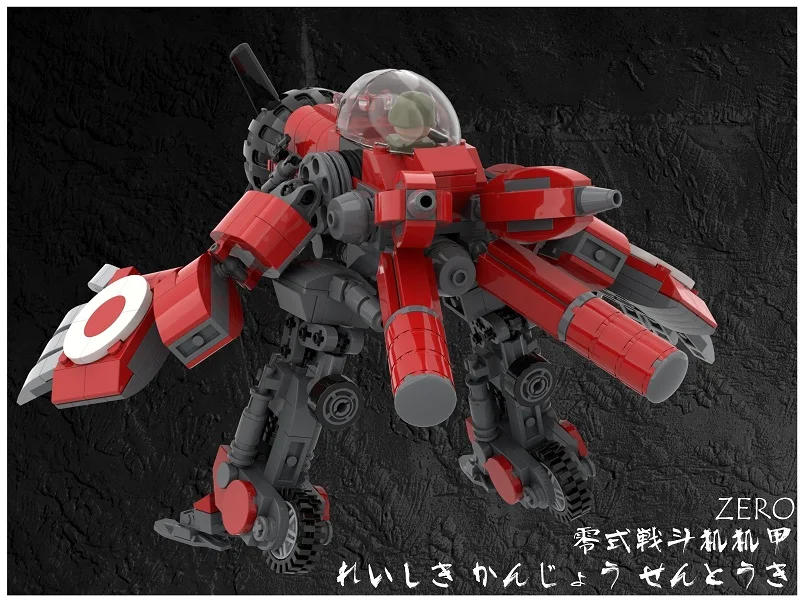 Новые DIY MOC 510 шт Альфа деформации Блоки нулевой боевой самолет меха прямые деформируемые игрушки для детей Подарки