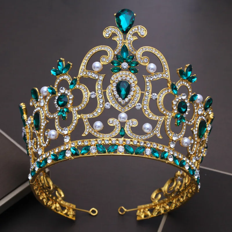 High-grade bride Baroque Crown Accessories Personality Large Headdress Wedding Queen Women Jewelry HD288 | Украшения и аксессуары