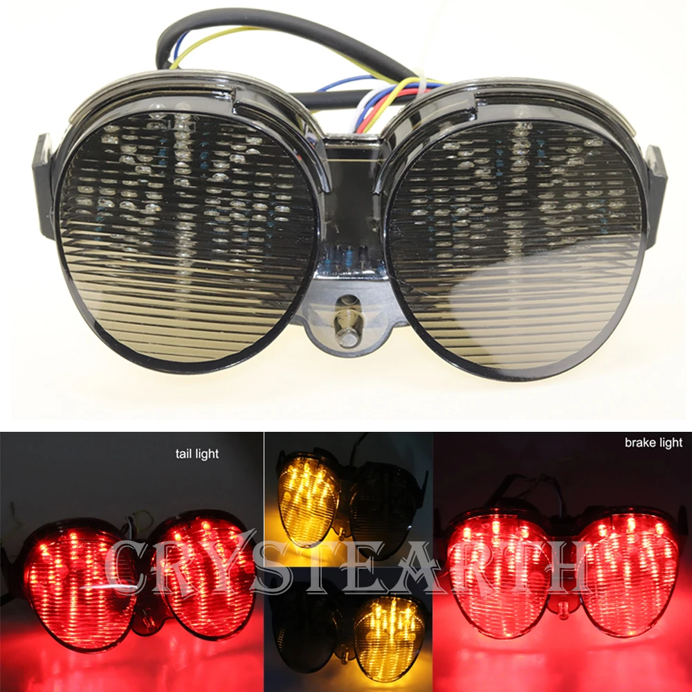 Мотоциклетный интегрированный светодиодный задний фонарь поворотники для Yamaha