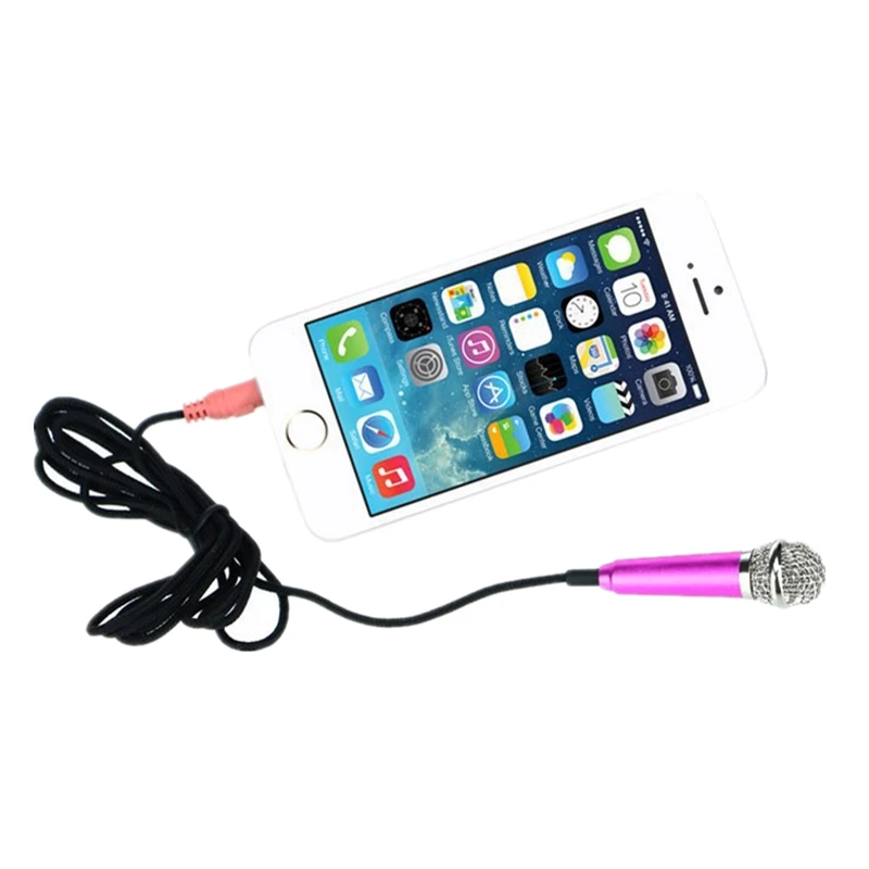 FREZEN MINI Jack 3 5 мм Studio Lavalier профессиональный микрофон ручной для мобильного телефона