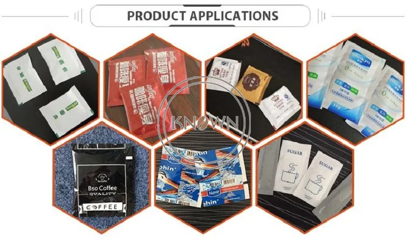 Автоматическая трехсторонняя упаковочная машина для зерен кофе сухого молока |