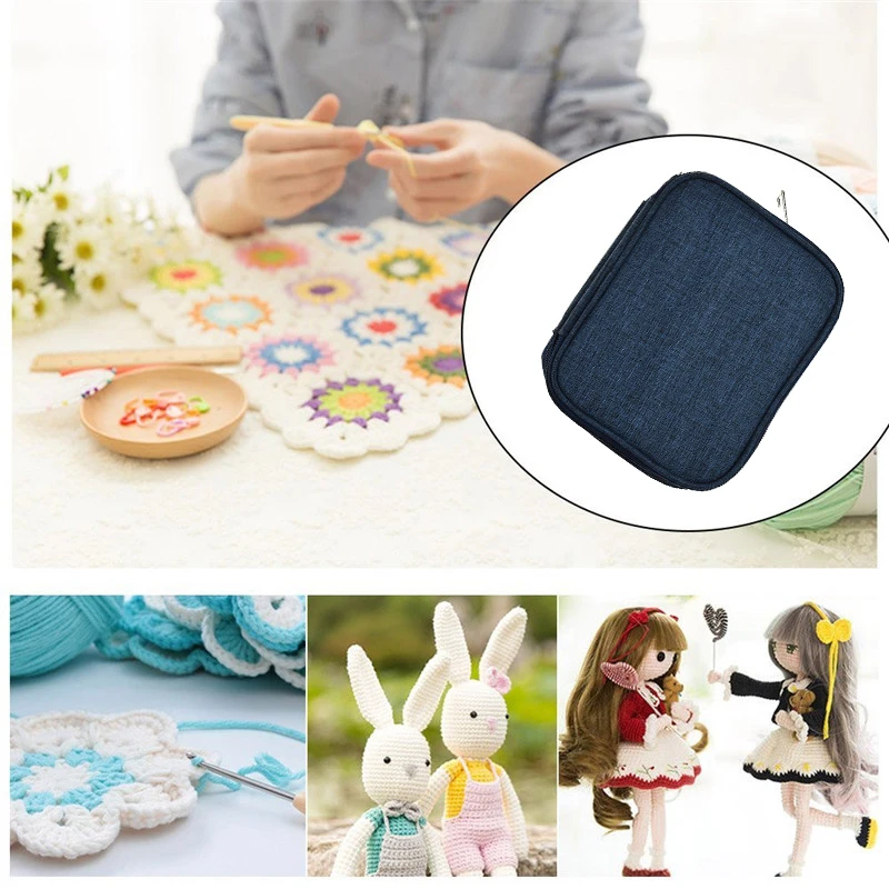 

KOKNIT Crochet Needles Sets Ergonomics Handle Yarn Weave Knitting Needles Hooks Scissors Rulers Stitch Knitting Accessories Set