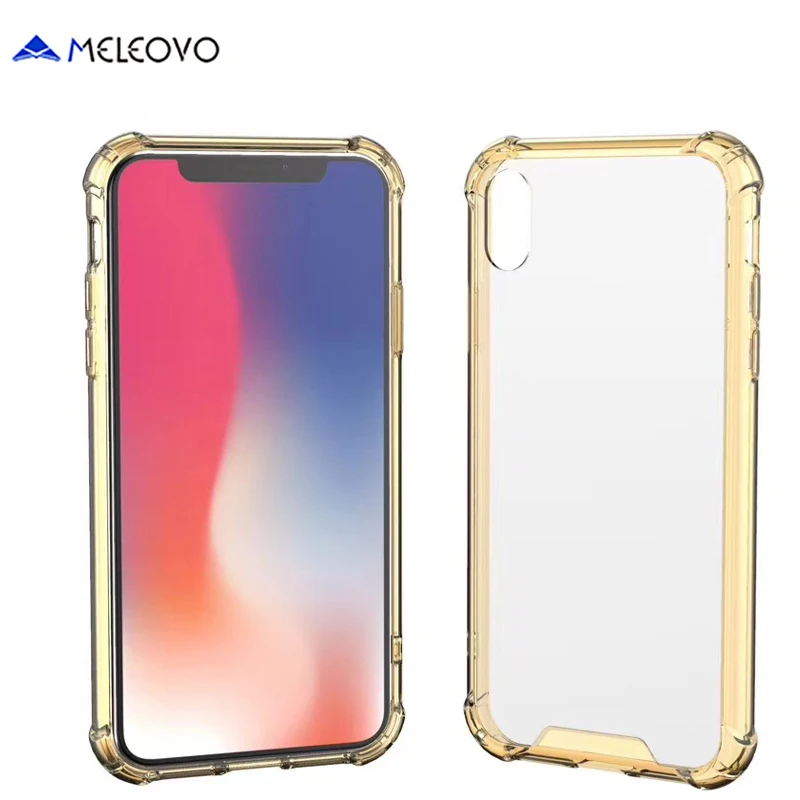 MELEOVO модный бренд Красочные Гибридный противоударный акрил ТПУ чехол для iPhone Xs Max