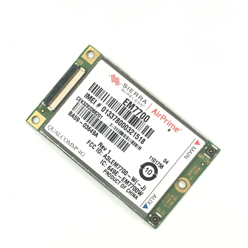 Разблокированный беспроводной модуль Sierra AirPrime EM7700 4G LTE HSPA + 3G встроенный модуль беспроводной мобильный WWAN широкополосная карта 3G 4G