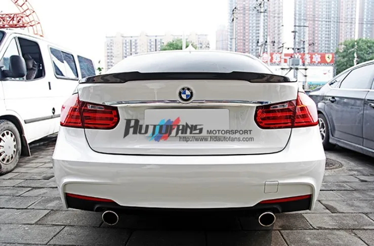HLONGQT Carbon Fiber Spoiler For BMW 3 Series F80 M3 2013.2014.2015.2016.2017 High Quality M4 Style Car Rear Wing Auto Spoilers |