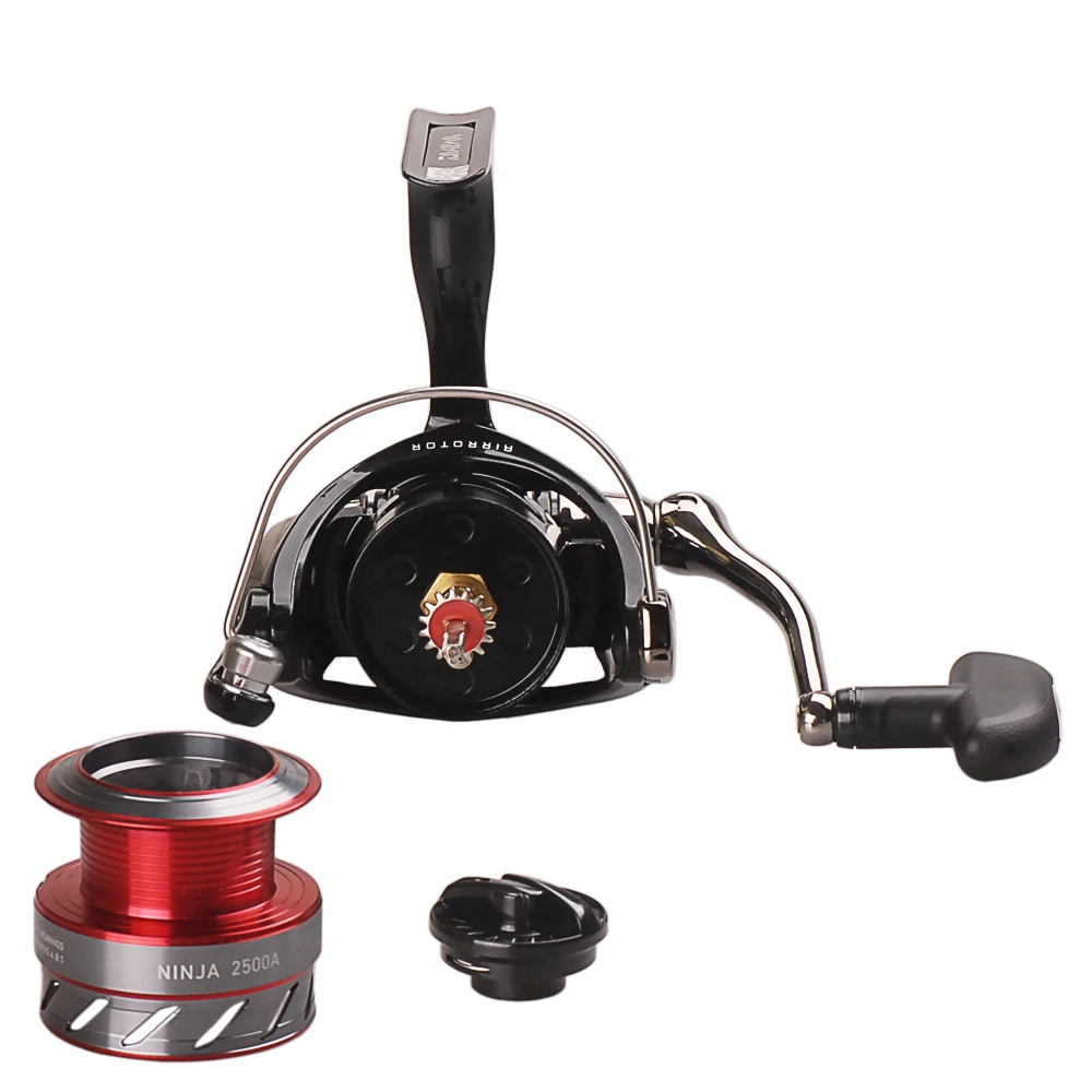 DAIWA Спиннинг рыбалка катушка ниндзя 2500A/3000A/4000A 4BB с бесплатной алюминий