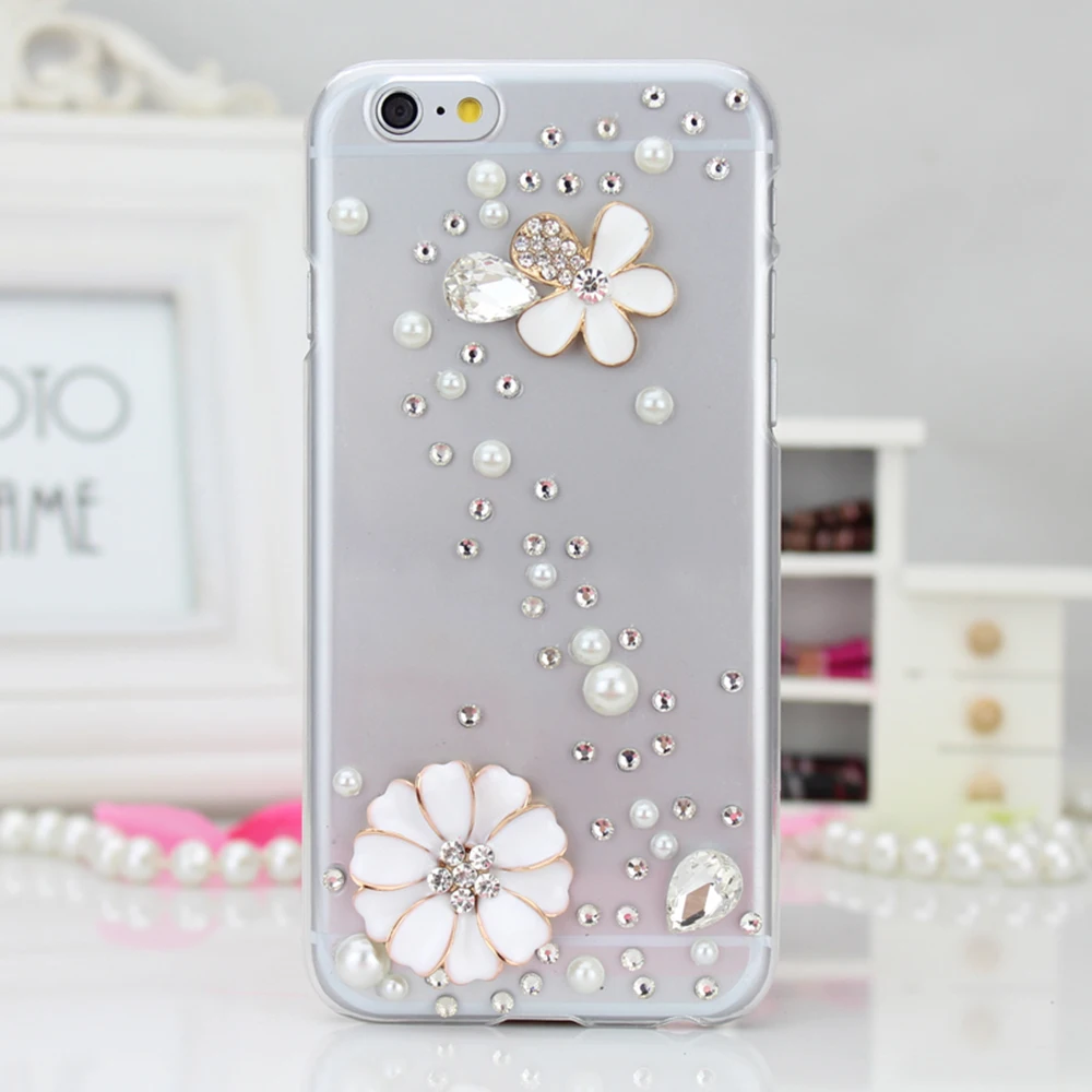 Soft Edge TPU+PC Acrylic Unique phone shell fashion Bling Diamond Luxury Glitter DIY Handmade Cute Case Cover For OPPO R9 Plus |