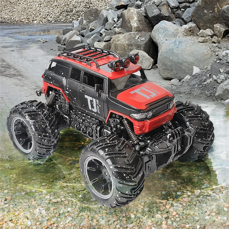 Gizmovine Rc автомобиль Dirt Bike игрушки 1/16 2WD Рок Гусеничный ралли Bigfoot автомобиль внедорожник пульт дистанционного управления машина для детей Большая распродажа