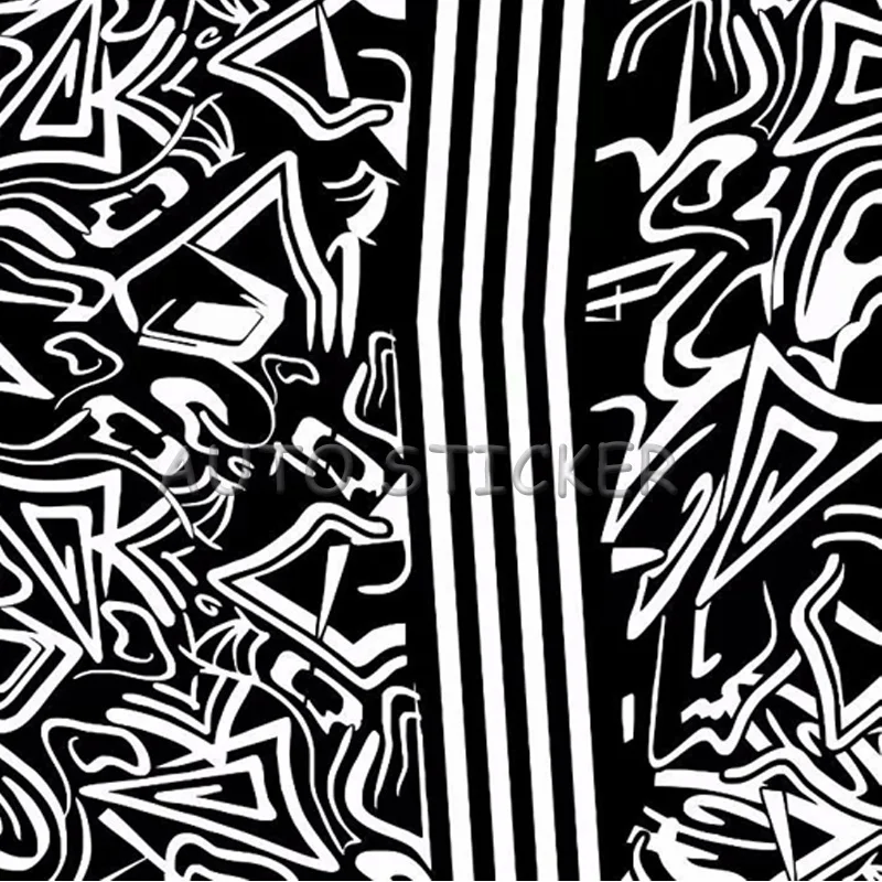 Камуфляжная пленка s черная белая ПВХ 5/10/15/20/25/30 м * 1 52