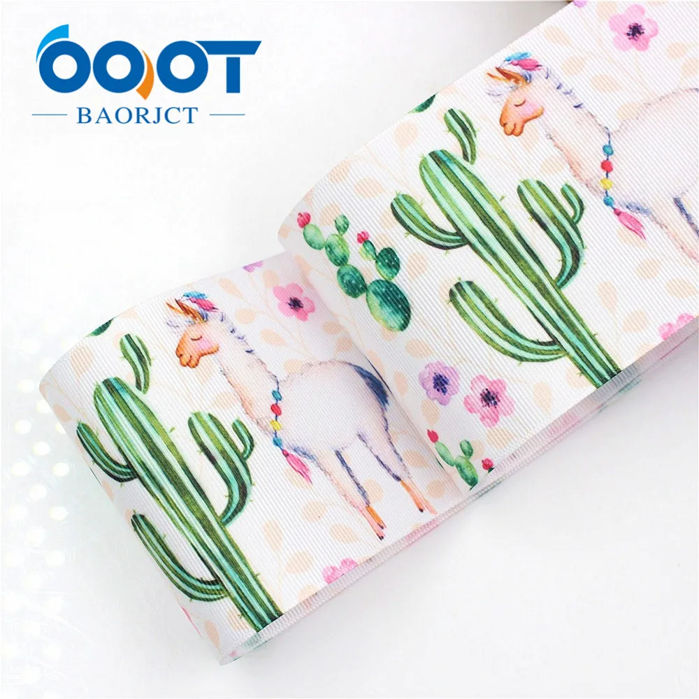 OOOT BAORJCT I-18428-16 75 мм 10 ярдов/Лот Мультяшные ленты термотрансферные печатные grosgrain