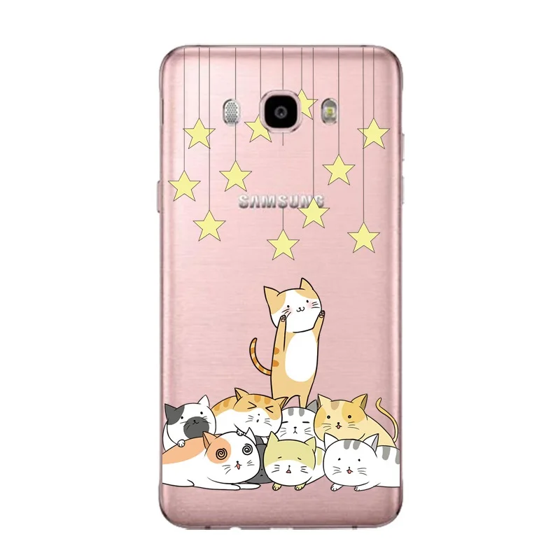 Sea Soft Clear TPU Phone Case For Samsung J3 J5 J7 S6 S7 S8 note8 A3 A5 C7 J2prime Flora Flower Printed ShellCover Free Shipping | Мобильные