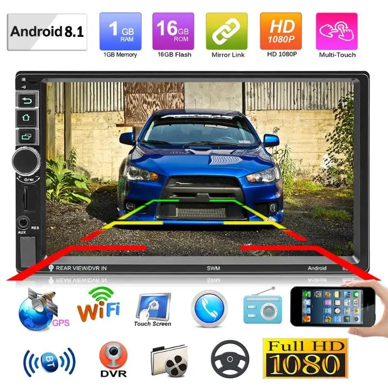 8802 Android 8 1 автомобильный стерео GPS Навигация BT WiFi USB FM радио головное устройство