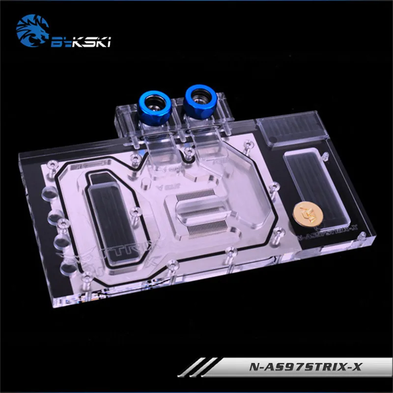 Bykski полный охват GPU водный блок для ASUS GTX970 GTX660TI 670 680 760 видеокарта N-AS97STRIX-X |
