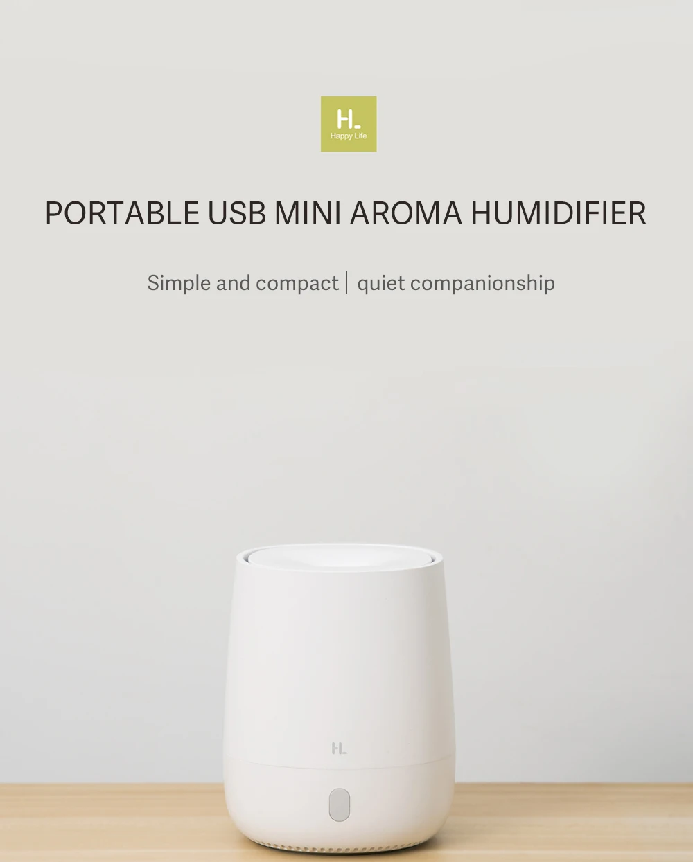 Xiaomi Mijia HL Портативный USB мини воздушный диффузор для ароматерапии и увлажнитель, бесшумный ароматический туман, 7 светильник, цвет, для дома и офиса 31