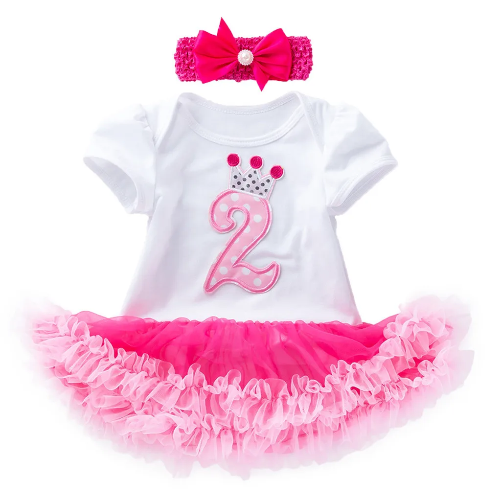 Детское платье для девочек детское с короткими рукавами и цифровым принтом дня