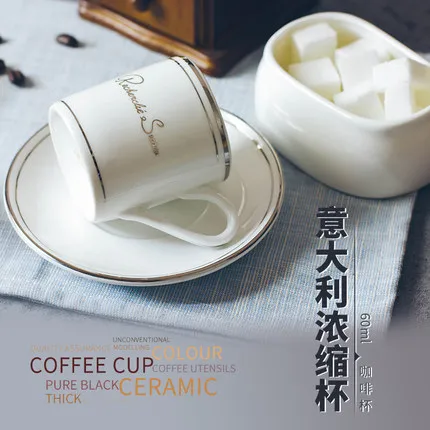 

60ml Italian Dali enrichment cup coffee Cup china ceramic cups Creative simple coffee mug set red tea cups