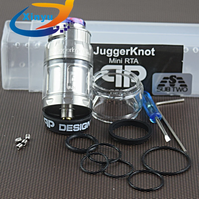 2020 JuggerKnot мини RTA 24 мм 316 Нержавеющая сталь регулирующийся размер Высочайшее