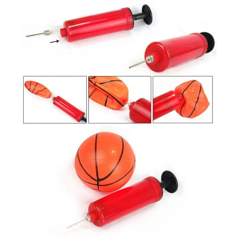 Дети Спорт на открытом воздухе Портативный Баскетбол игрушка набор с подставкой