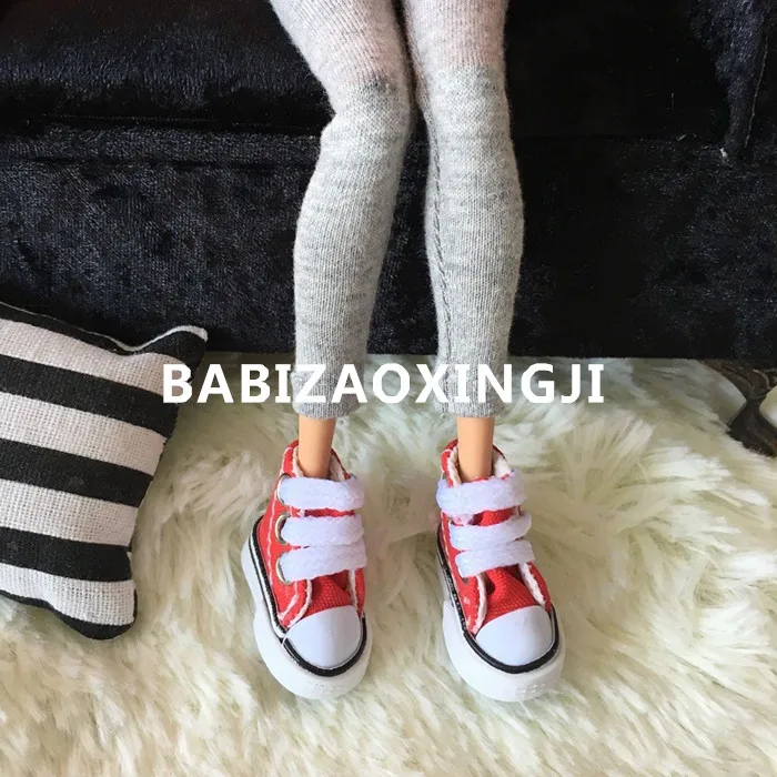 3 5 см мини кукольная обувь для Blyth 1/6 кукла азон Pullip Dal холщовые туфли кроссовки