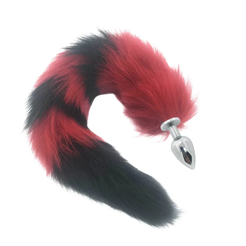 Секс-игрушки для мужчин и женщин Анальная пробка геев хвост кролика силиконовая