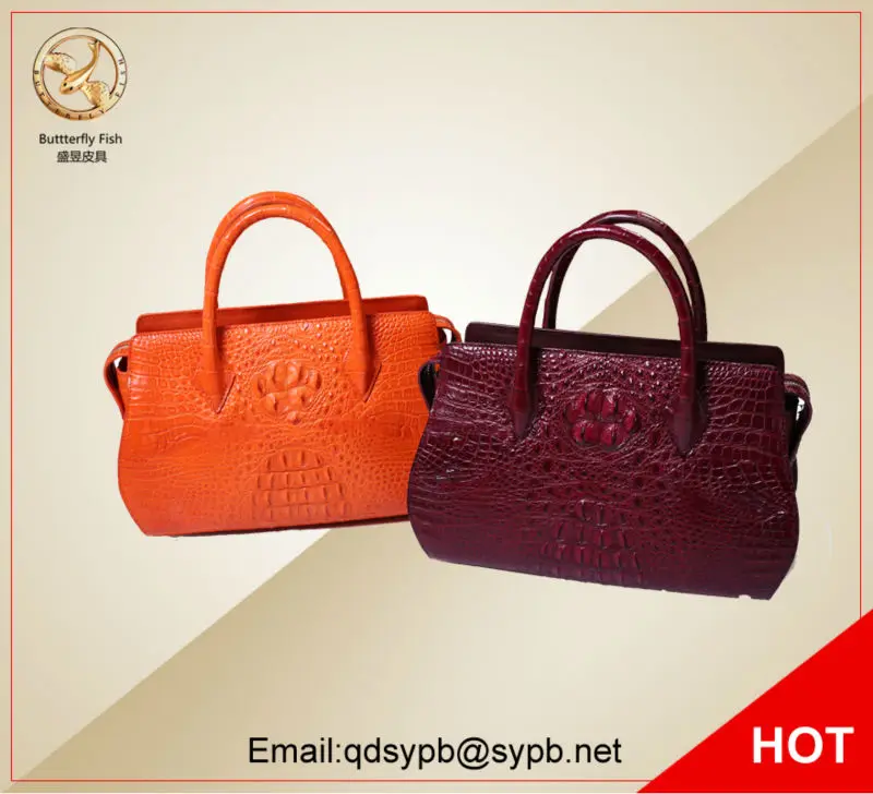 Рыбы бабочки Из Натуральной Кожи Аллигатора Сумки Мешки Плеча Женщины Известные