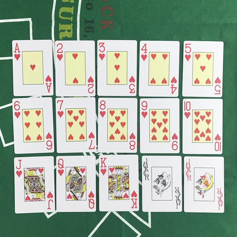 

Yernea 4 Sets / Lot Playing Card Texas Poker Cards Plastic Playing Cards Frosted Surface Waterproof Frost Poker Board Games