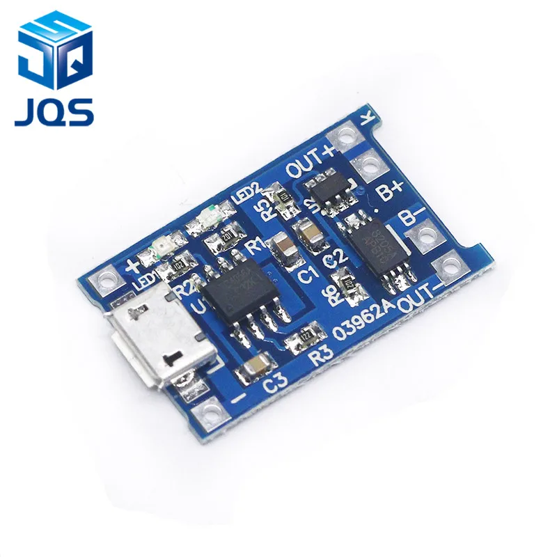 1 шт. 5 в 1 а Micro USB 18650 литиевая зарядная плата модуль зарядного устройства+ защита двойные функции TP4056