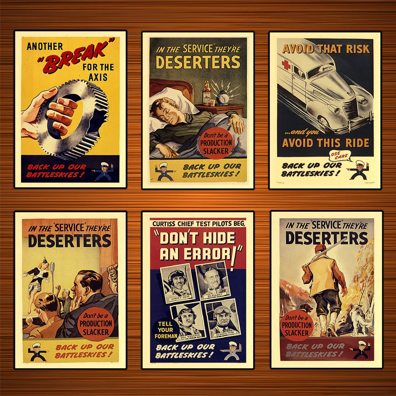 Винтажный пропагандистский постер США WW2 не скрывает ошибки классические