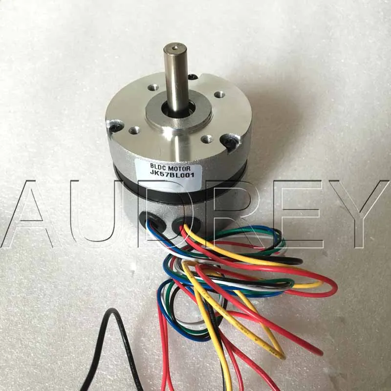 

57BLDCS Brushless DC Motor 36V 4000rpm 46W 6.8A Round motor end cover Circle the fuselage Hall feedback 3 phase Commutator