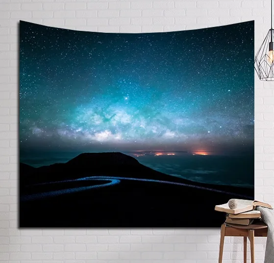 CAMMITEVER дерево Night Sky декорации 3D арт гобелен с пейзажем домашний декор на