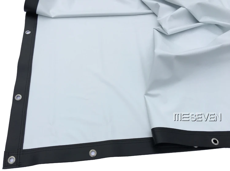 150 inches 16:9 Foldable PVC Soft White-Black Home Cinema Curtain Screen with Holes for Any 3D DLP Projectors | Электроника