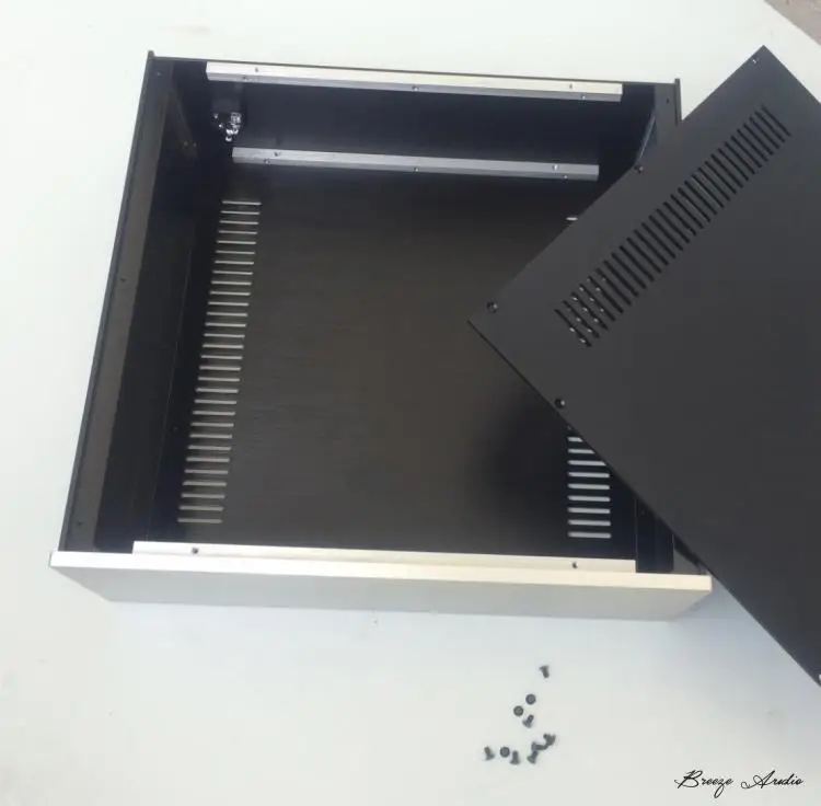 Большой внутренний CD/передний/слияющийся/HTPC алюминиевый усилитель шасси 4314 чехол усилителя
