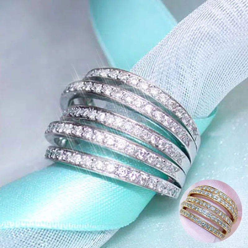 Huitan Claddagh скручивающееся кольцо роскошные элегантные свадебные аксессуары для