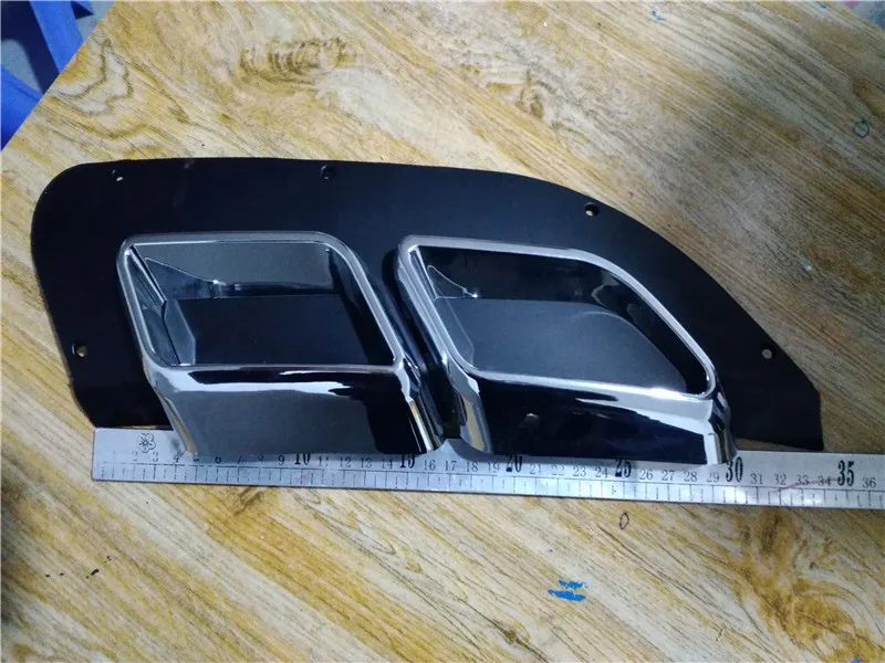 Для 2015 2016 2017 Hyundai Tucson задний бампер выхлопная труба отделка выхлопной трубы