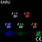 Цифровой вольтметр, амперметр, двойной светодиодный индикатор, 22 мм, 20-500 В переменного тока, 0-а