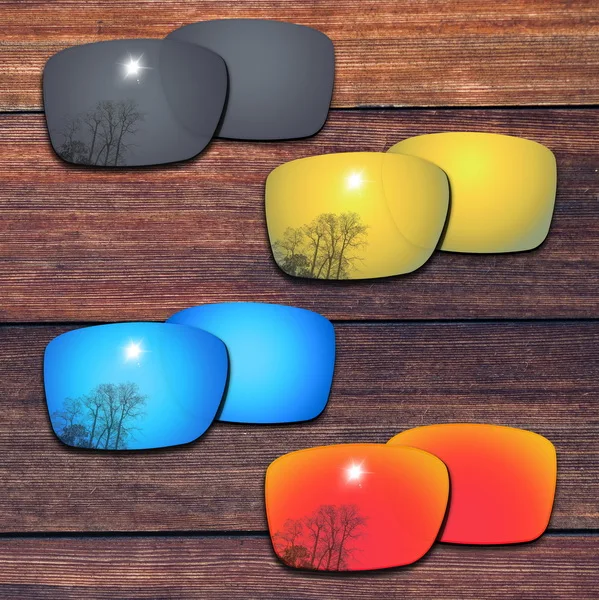 4 pairs OOWLIT поляризованные Сменные линзы для солнцезащитных очков-оправа для солнцезащитных очков оправа - Цвет линз: 4 pairs