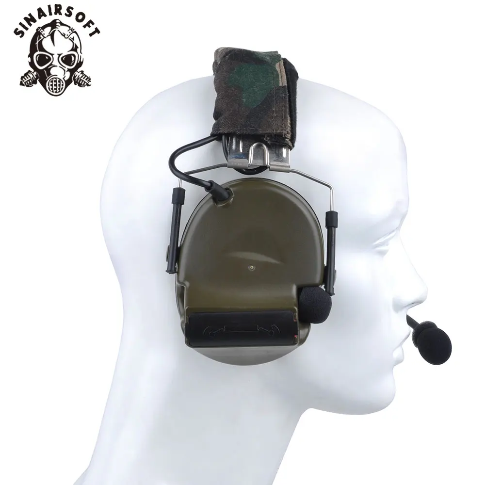 Z tactical Sordin Tactical Airsoft Comtac 041 ZComtac II Гарнитура Стиль шлем шумоподавляющие
