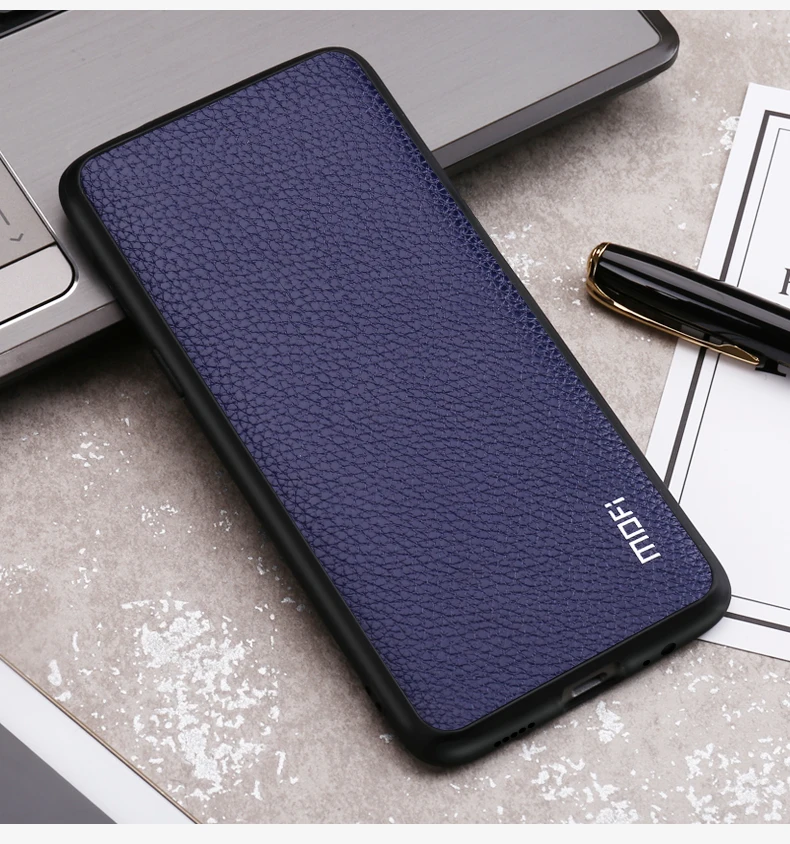 Для huawei P30 чехол Mofi для huawei P30 Lite чехол Pro обложка на заднюю панель из искусственной кожи для huawei P 30 Pro Lite против следов от пальцев Красный