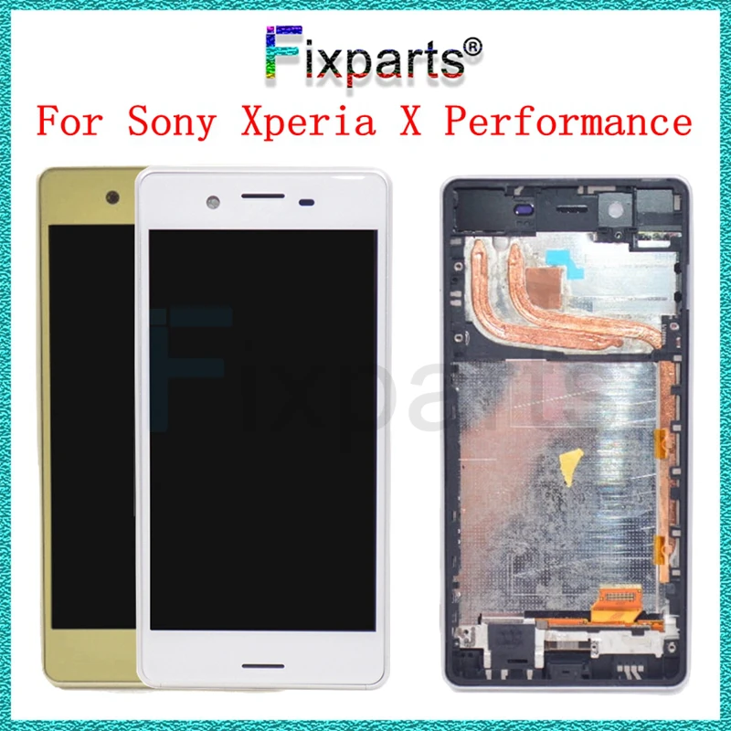 Для Sony Xperia X Performance LCD дисплей кодирующий преобразователь сенсорного экрана в