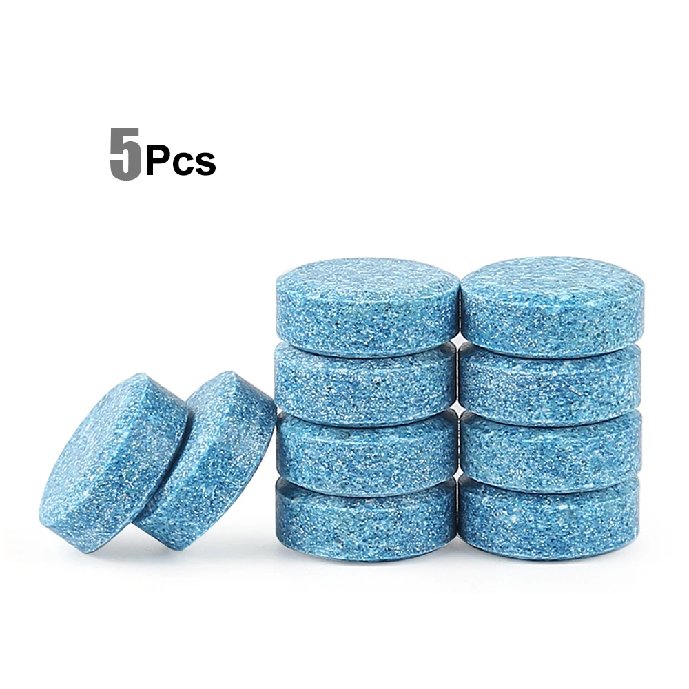 5pcs 10 шт./компл. Многофункциональный концентрированный шипучие таблетки голубая Стекло окна Туалет вспенивания чистящее средство для автомобиля и дома - Тип аромата: 5pcs