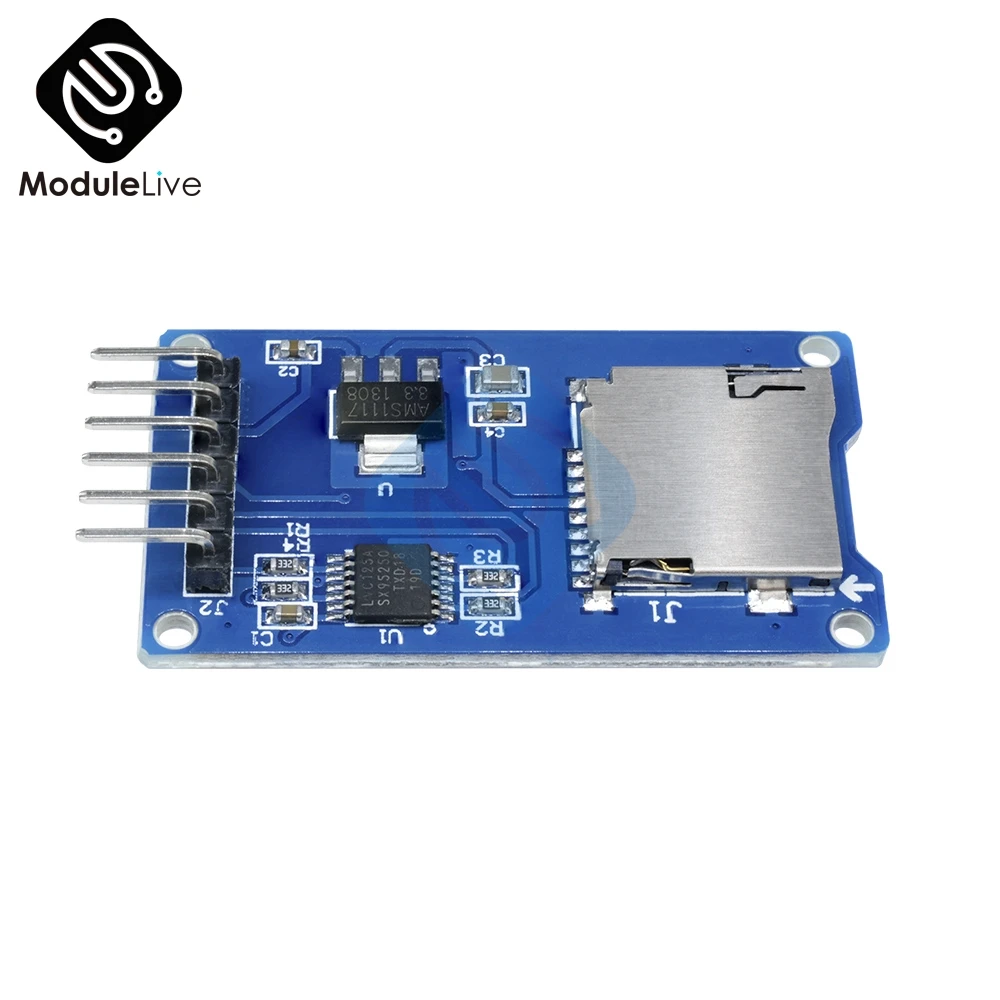 Плата расширения Micro SD для Arduino 5 шт. защитная модуль памяти SPI TF карты|Детали и