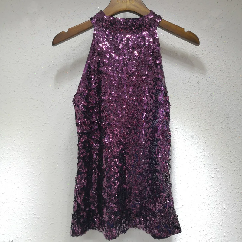 2019 для блузки женщин малышек Сексуальная блесток блузка рукавов рубашка S