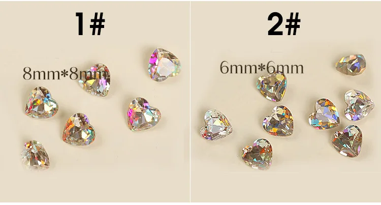 20 шт./лот Супер Блестящие Стразы для ногтей Strass 3d-украшения для ногтей DIY Кристалл ювелирные изделия аксессуары белый прозрачный AB