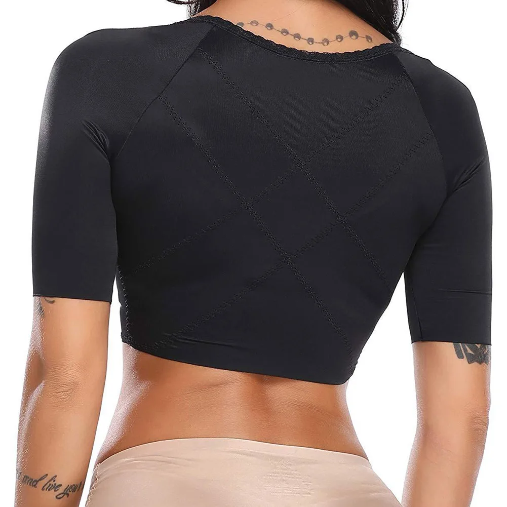 Women Arm Shaper Body Slimmer Compression Sleeves Posture Corrector Upper Shapewear XRQ88 | Женская одежда