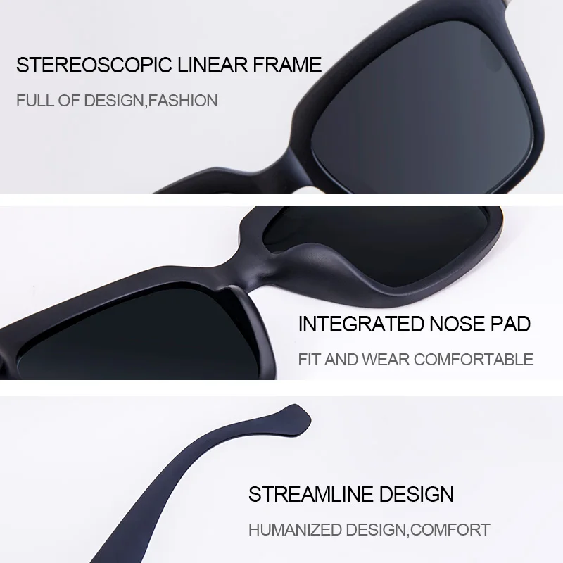 VEGOOS Sunglasses Men Polarized Women Square Sun Glasses UV400 Protection Driving Sport Glasses Gafas de Sol Hombre#6109