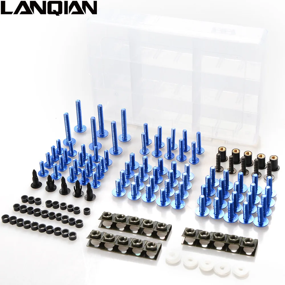 CNC One Set Motorcycle Fairing body work Bolts Screws For Kawasaki ZX-6R ZX-9R ZX-10R ZX-12R ZX-14R ZZR400 600 1200 1400 ER6N/6F |